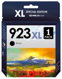 HP 923XL / 923e Combo Pack Compatible Ink. Works with OfficeJet 8120, 8130, OfficeJet Pro 8135e, 8138e, 8122e Printers. Black