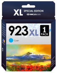 HP 923XL / 923e Combo Pack Compatible Ink. Works with OfficeJet 8120, 8130, OfficeJet Pro 8135e, 8138e, 8122e Printers. Cyan