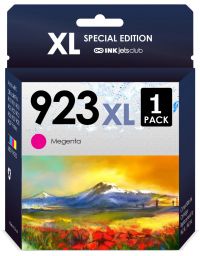 HP 923XL / 923e Combo Pack Compatible Ink. Works with OfficeJet 8120, 8130, OfficeJet Pro 8135e, 8138e, 8122e Printers. Magenta