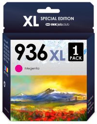 HP 936XL / 936e Combo Pack Compatible Ink. Works with 9110b 9122e 9125e 9135e 9128e 9130b Printers. Magenta
