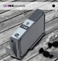 Canon PGI9PBK Photo Black Compatible Inkjet Cartridge (With Chip) for Pixma MX7600 & Pro9500