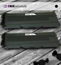 2 Pack Brother TN360 High Yield Compatible Black Toner Cartridge