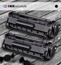 2 Pack Canon 104 (0263B001AA) Compatible Black Toner Cartridge 