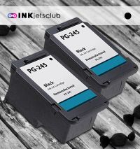 2 Pack Canon PG-245 Black (8279B001AA) Compatible  Inkjet cartridge