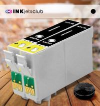 2 Pack Epson 68 High Yield Black (T068120) Compatible  Inkjet Cartridge