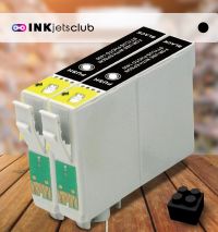 2 Pack Epson 79 Black (T079120) High Yield Compatible  Ink Cartridge