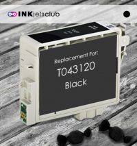 Epson 43 Black (T043120) High Yield Compatible  Ink Cartridge