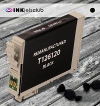 Epson 126 (T126120) Black High Yield Compatible  Inkjet Cartridge