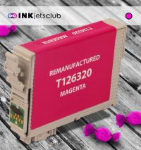 Epson 126 (T126320) High Yield Magenta Compatible  Inkjet Cartridge