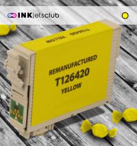 Epson 126 (T126420) High Yield Yellow Compatible  Inkjet Cartridge