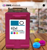 HP 62XL (C2P07AN) High-Yield Color Compatible Ink Cartridge