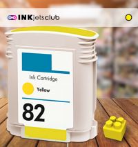 HP 82 (C4913A) Yellow Compatible  Inkjet Cartridge