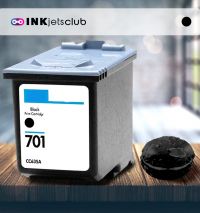 HP 701 (CC635A)  Black Compatible  Inkjet Cartridge