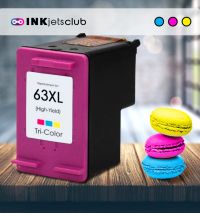 HP 63XL (F6U64AN) , Color Compatible  Ink Cartridge