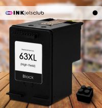 HP 63XL (F6U64AN) Black Compatible  Ink Cartridge