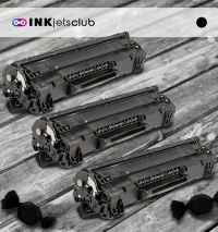 3 Pack HP CE285A JUMBO Compatible Toner Cartridge