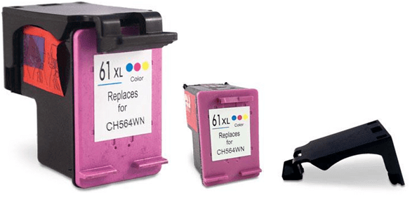 plastic protective case from the cartridge
