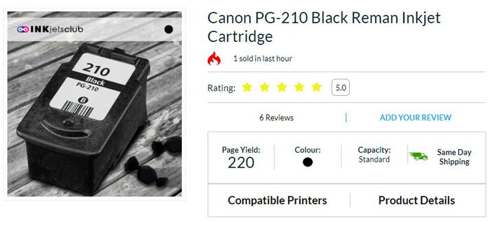 Canon PG-210
