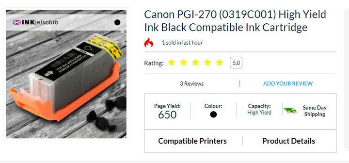 Canon PGI-270XL