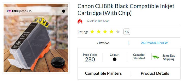 Canon CLI8BK